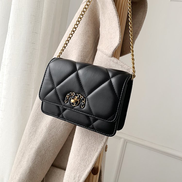 Túi đeo chéo JASMIN NOIR bằng da PU phong cách cổ điển