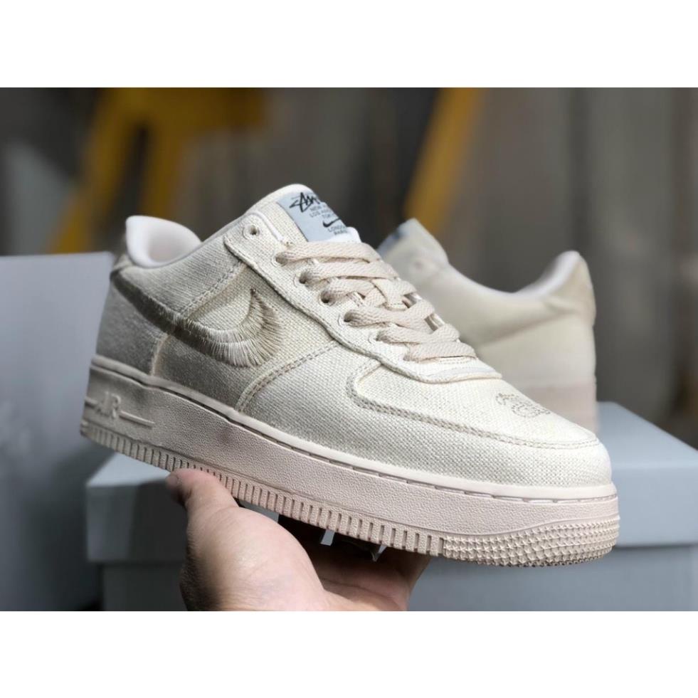 Giày Sneaker Cổ Thấp  AF1 - Air Force 1 x Stussy Fossil Stone