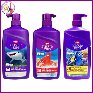 Sữa tắm gội xả Aussie Kids 3 in 1 cho bé  dưỡng ẩm và an toàn cho bé 778ml Mỹ