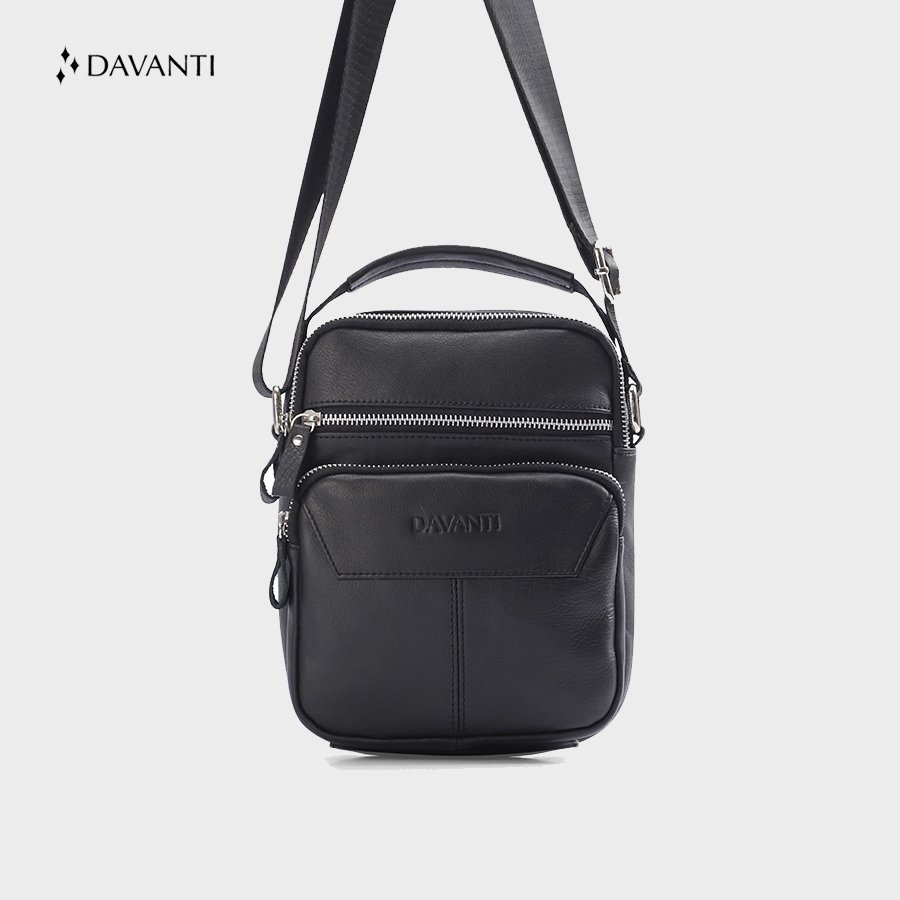 [Mã LTBAUAB5 giảm 7% đơn 99K] Túi Đeo Chéo Da Bò Thật Thời Trang Cao Cấp DAVANTI DD04