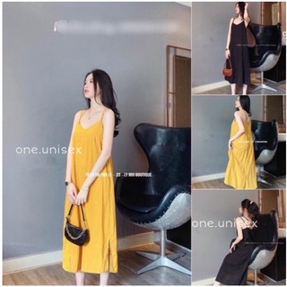 [🎁TẶNG QUÀ TRI ÂN]Váy đầm hai dây đan lưng maxi đũi suông Đầm Suông Siêu mát cực đẹp (40-60kg)