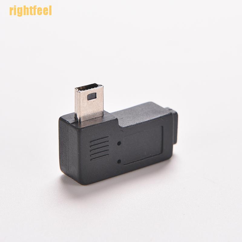 rightfeel USB Micro 5Pin Female to Mini 5Pin Male 90 Degree Angle Adapter Converter | BigBuy360 - bigbuy360.vn