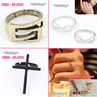 Nhẫn xinh đủ kiểu dáng cực HOT