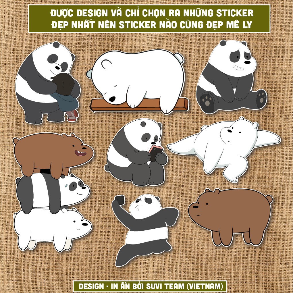 50 Sticker WBB chống nước sticker dán laptop, điện thoại, đàn guitar, mũ bảo hiểm, vali. MSP: A03