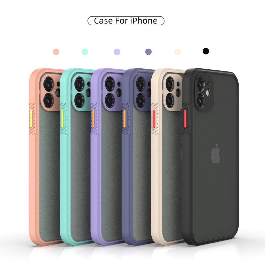 Case for iPhone 12 Mini iPhone 12 Pro Max IPHONE Ốp Lưng Pc Matte Họa Tiết Chữ Thời Trang Cho Iphone 11 Pro Max 7 8 Plus X Xs Max Xr Se 2020