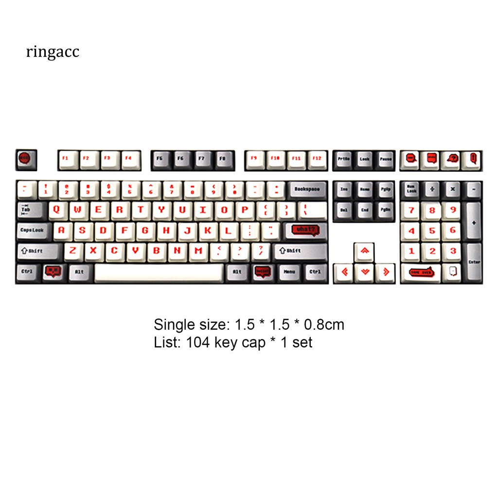 Nút bàn phím cách nhiệt RGA cho PC