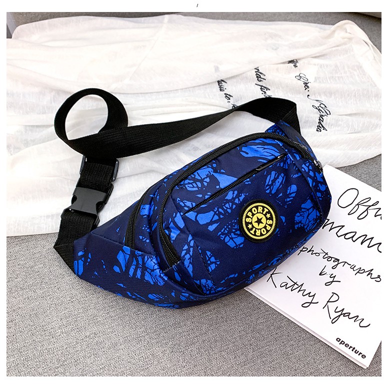 Túi Bao Tử Kết Hợp Đeo Chéo Ngực Phối Màu Phong Cách EMI BE35 | BigBuy360 - bigbuy360.vn