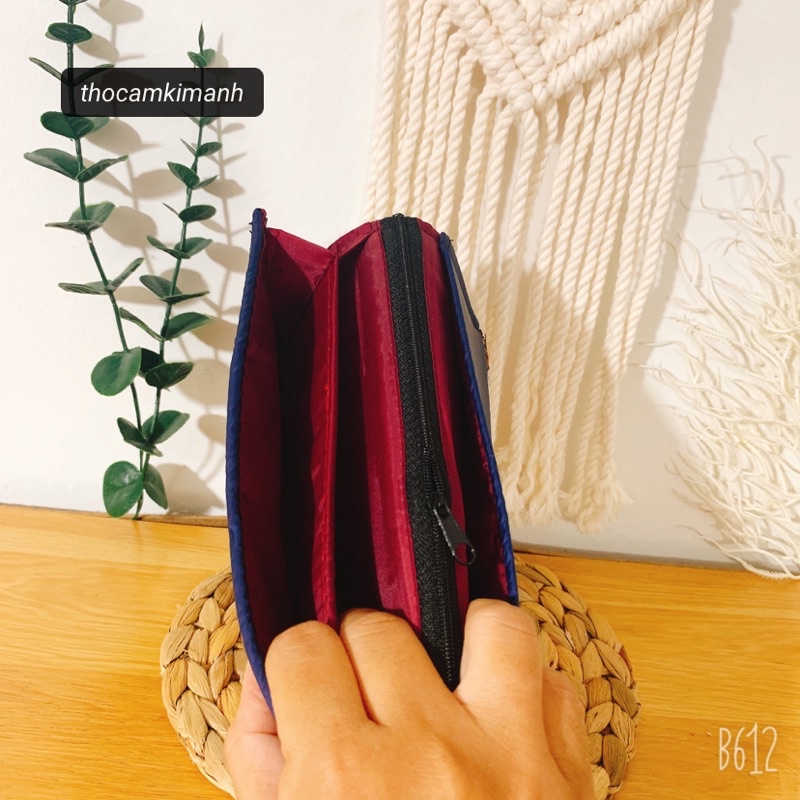 Ví dài thổ Cẩm hình cú