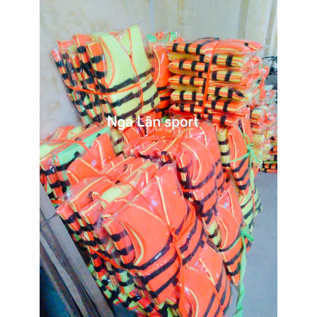 Áo phao cứu hộ- nhiều size- áo phao bơi cao cấp dành cho trẻ em và người lớn