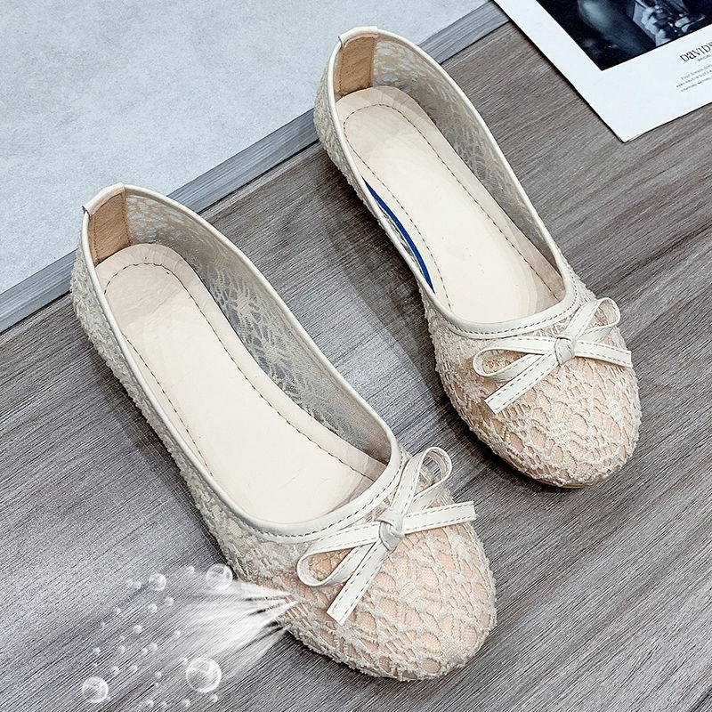 Giày Búp Bê Phối Lưới Thời Trang Mẫu 2020 Dành Cho Nữ | BigBuy360 - bigbuy360.vn