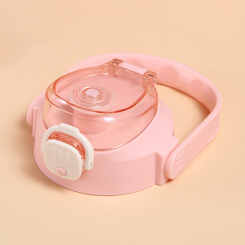 Bình giữ nhiệt cute inox 304 1000ML Daisy Decor bình nước cho bé - có dây đeo và sticker 2D