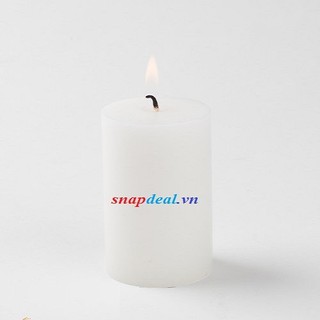 Nến trụ trắng đường kính 5.5cm