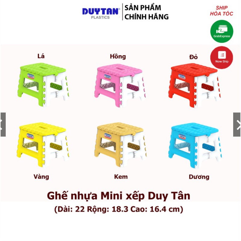 Ghế Nhựa Gấp Gọn Duy Tân thấp