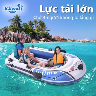 Thuyền hơi INTIME 3-4 người, Thuyền câu cá cao cấp, Chất liệu Vinyl Super-Touch™ - Bảo hành 1 năm