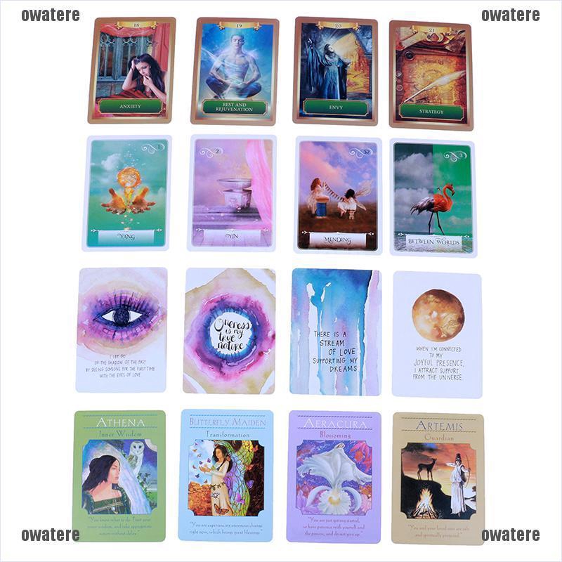 Bộ bài tarot chữ tiếng Anh trò chơi chiêm tinh học bói toán dự đoán tương lai