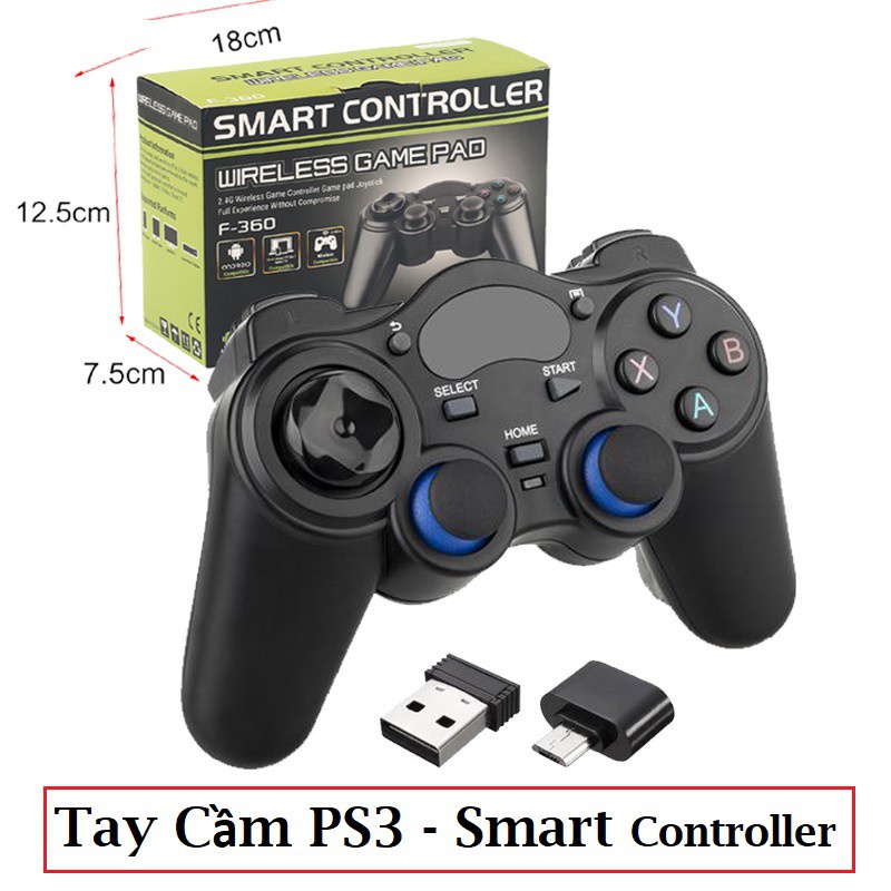 🔥FOR PC/PS3/PS4🔥 Gamepad Không dây Smart Controler/PS4 cho PC / Laptop / Macbook / điện thoại Android / IOS / Tab / Ipad