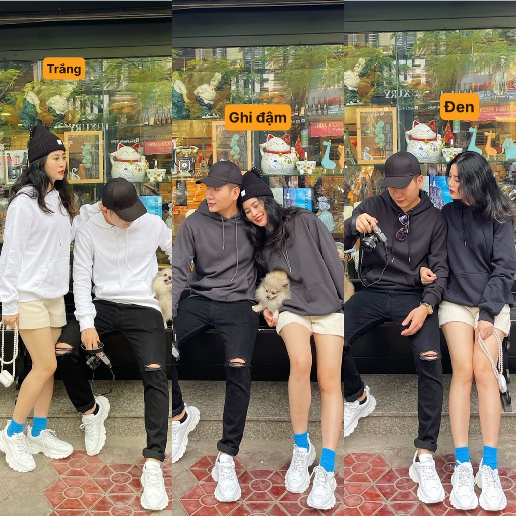 [ẢNH THẬT - Mã SRBACK101512 hoàn 20K xu đơn 0Đ] [HOT TREND] HOODIE TRƠN BASIC NAM NỮ