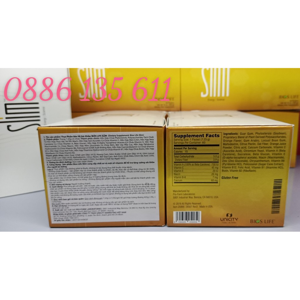 [Bảng giá và 01 Hộp Slim] Bios Life Slim | BigBuy360 - bigbuy360.vn