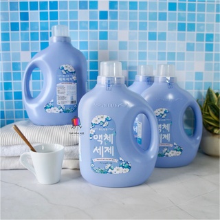 Nước giặt và Xả Blue  hương thảo mộc can 2L chính hãng Hàn Quốc