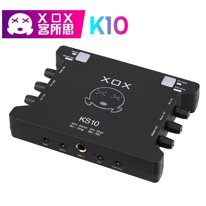 Mua ngay Sound Card Thu Âm LiveStream K10 - Tặng Kèm Dây Livestream Cực Hay Hỗ Trợ Tất Cả Các Dòng Máy [Freeship 10k]