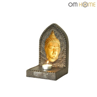 Đế Nến Mặt Phật 3D Om Home