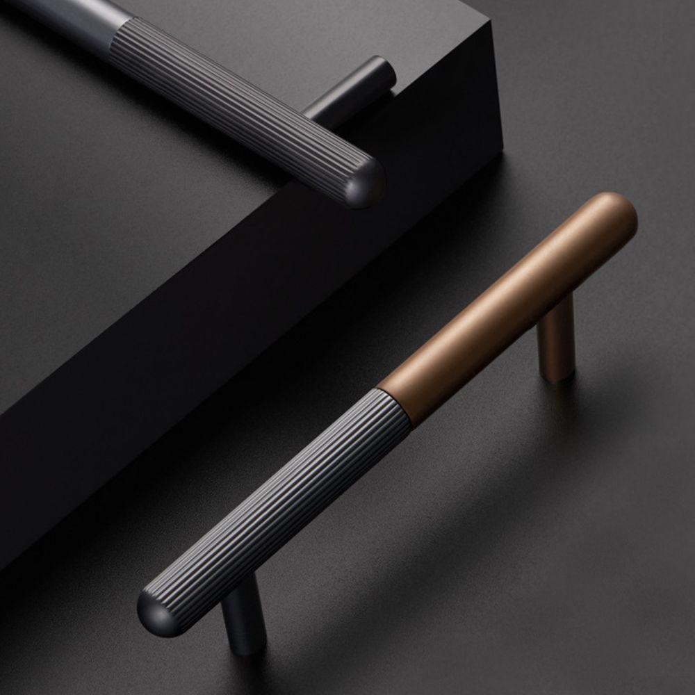 Tay Nắm Cửa Tủ Bếp Bằng Hợp Kim Nhôm Màu Xám