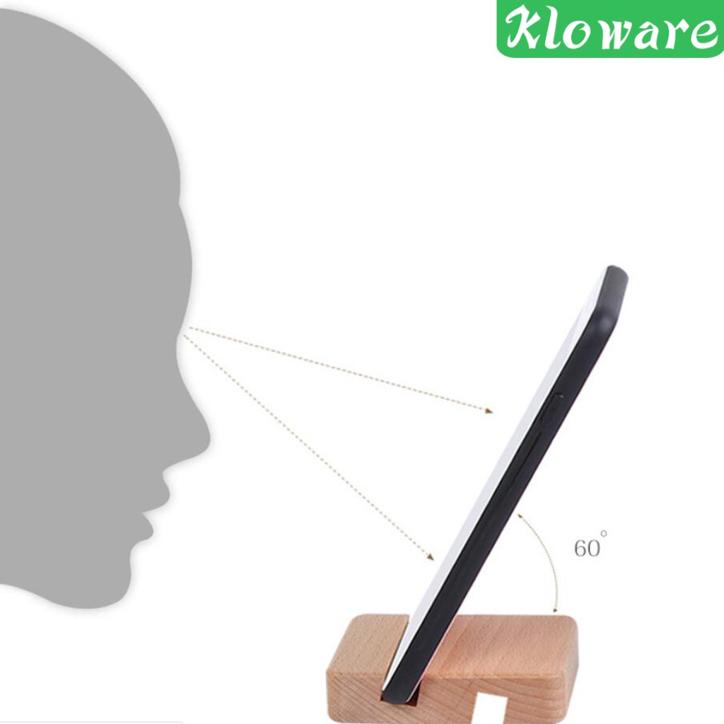 Giá Đỡ Điện Thoại / Lịch Để Bàn Bằng Gỗ Tiện Dụng