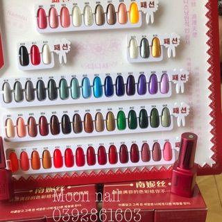 Sơn gel nanisi.set 60 màu(tặng bảng màu ,top,bas)