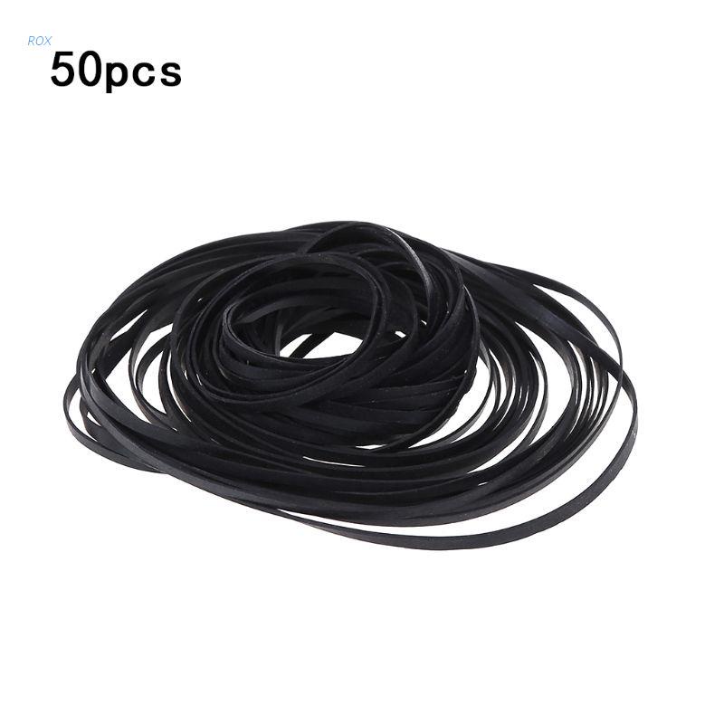 Set 50 dây đai cao su 40-135MM đa năng cho máy ghi âm Walkman CD DVD Drive