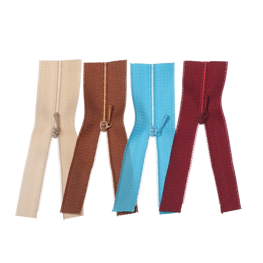 Set 5 Túi Khóa Kéo 7~10cm 19 Màu Chất Lượng Cao Cho Búp Bê