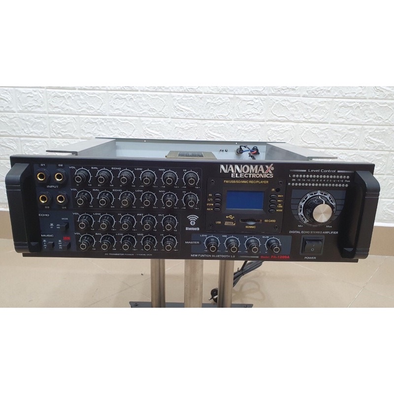 Amply Karaoke Nanomax PA-1209A  - Hàng Chính Hãng - Gia Khang shop
