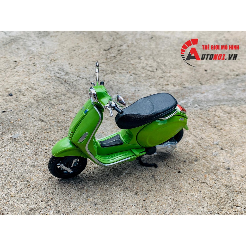 MÔ HÌNH XE VESPA SPRINT 150 ABS 2017 GREEN 1:18 MAISTO 7070O