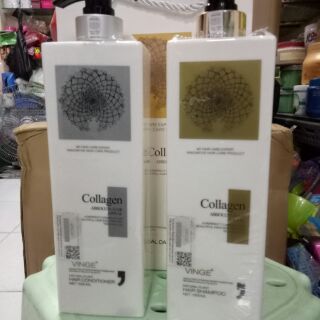 Combo cặp dầu gội xả Collagen VINGE 1000ml
