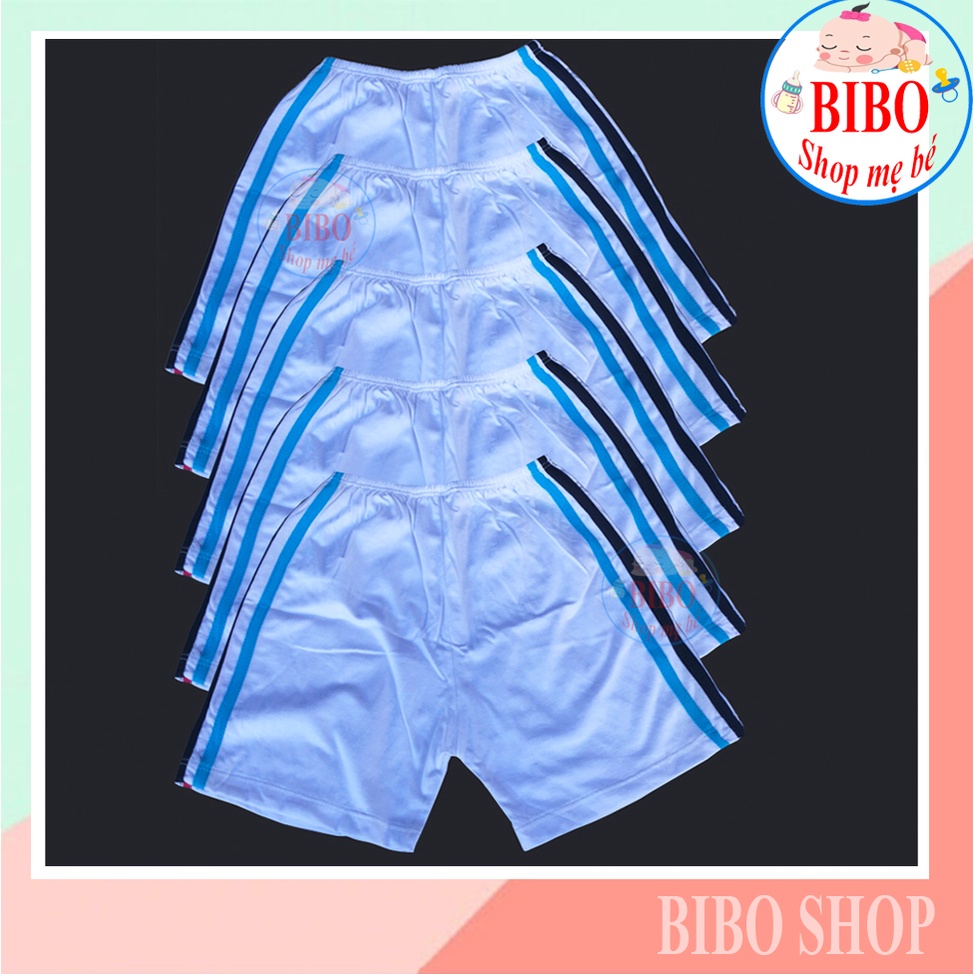 (Chất đẹp)Quần Ngắn Trắng Sơ Sinh Chất Vải Cotton Cho Bé Mặc, Quần Đùi Mặc Đi Học _Hiệu Kington Trắng