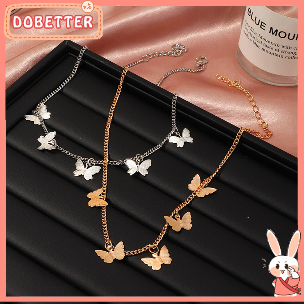 vòng cổ Mặt Hình Bươm Bướm Thời Trang Cho Nữ