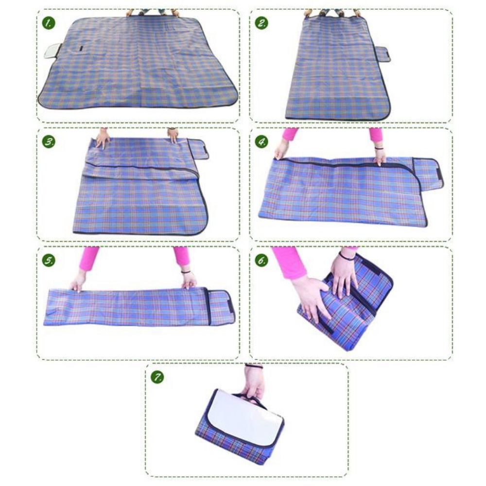 Thảm trải du lịch dã ngoại đi biển bạt trải loại dày picnic cắm trại đi phượt kết hợp tập yoga gấp gọn nhiều mẫu