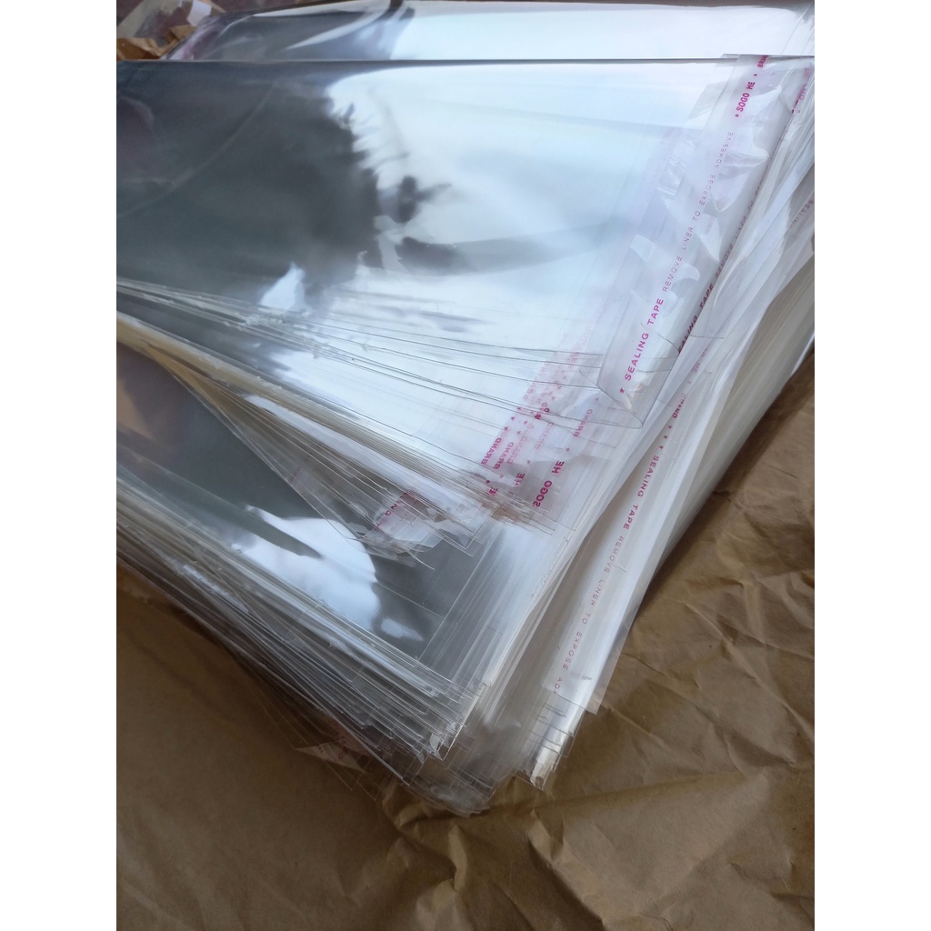 100g>1kg  Túi Ni Lông Đóng Gói Quần Hoặc Áo. Túi Bóng Kính Có Keo Dán Miệng Túi. Dành