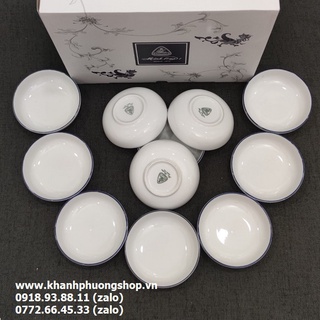 Chén chấm sứ Minh Long - chén chấm sứ