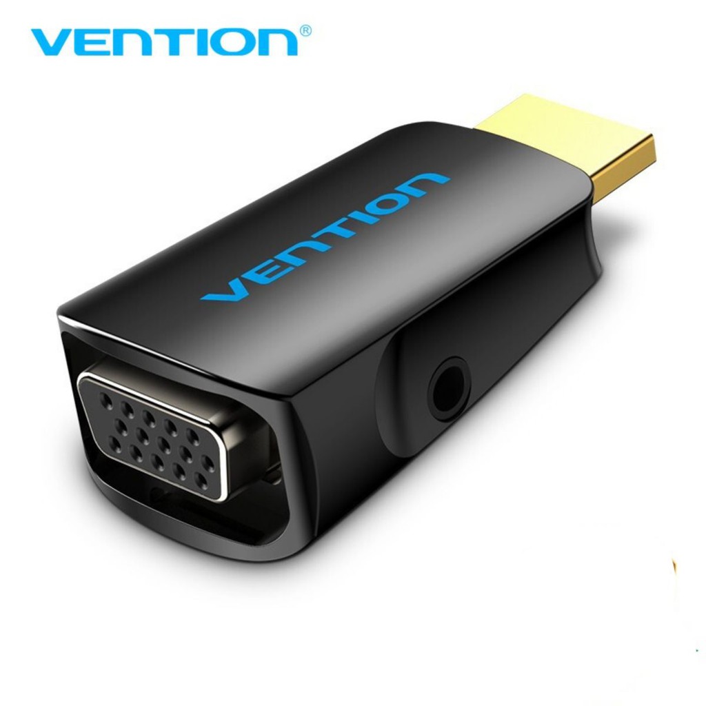 Đầu chuyển đổi HDMI to VGA có hỗ trợ cổng Audio VENTION - Model: AIDB0 - BEN