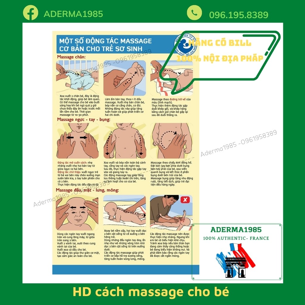 Dầu massage Mustela giúp bé thư giãn thoải mái, ăn ngon, ngủ kĩ