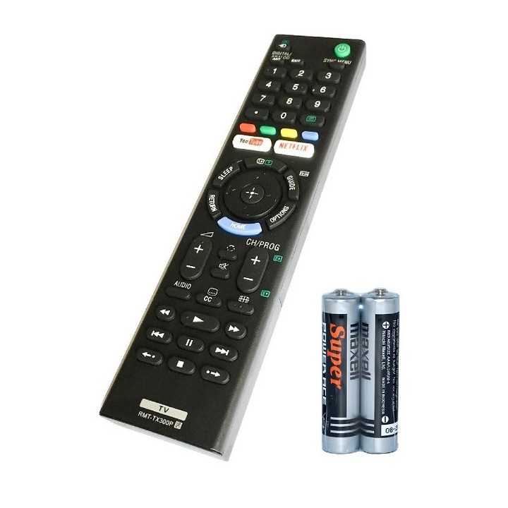 Remote Điều Khiển TV SONY Thông Minh RMT-TX300P - Có Tặng Pin AAA