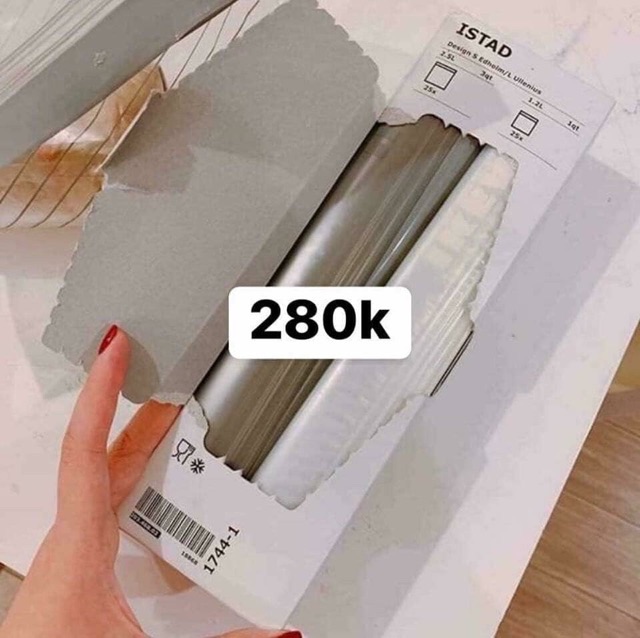 Set 50 túi zip đựng thức ăn hàng Ikea Thuỵ Kiển xách tay từ Store Thái Lan