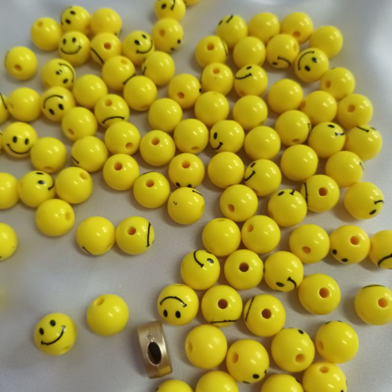 Set 20 mặt cưòi nhựa mẫu mới 2022 làm trang sức ,xỏ DIY, làm vòng handmade