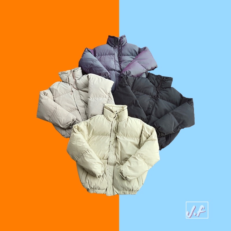 - Áo Khoác Mùa Đông Essentials Fog Có Khoá Kéo Nam Và Nữ || Nylon Puffer Jacket FOG FW20 Mix Zip
