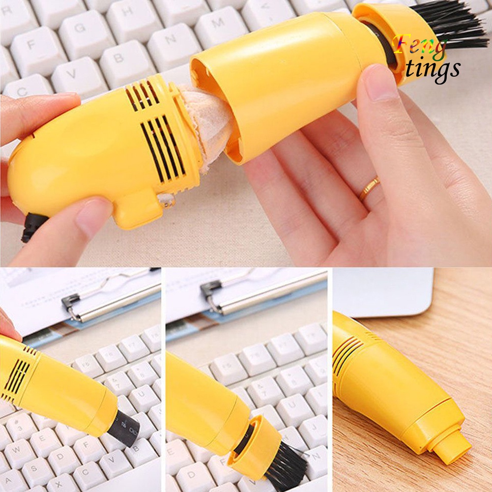 Dụng cụ vệ sinh bàn phím máy tính mini USB thiết kế tiện dụng