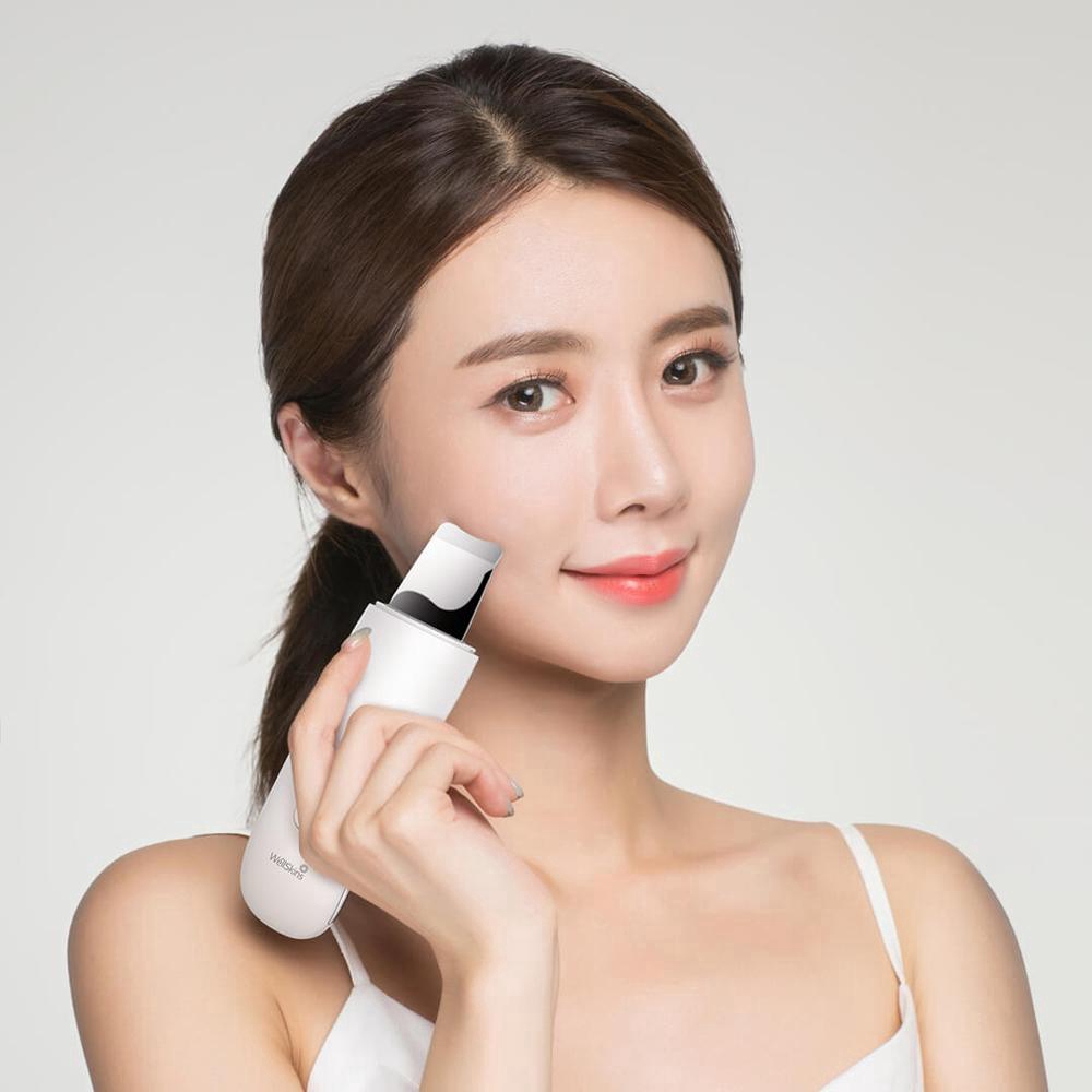 Máy sủi da chết mụn đầu đen Xiaomi Wellskins làm sạch sâu bằng sóng siêu âm