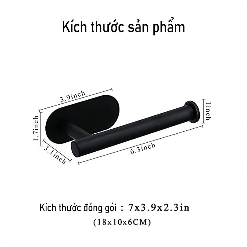 Giá treo cuộn giấy/ khăn MEIDOO chất liệu thép không gỉ 304 cao cấp