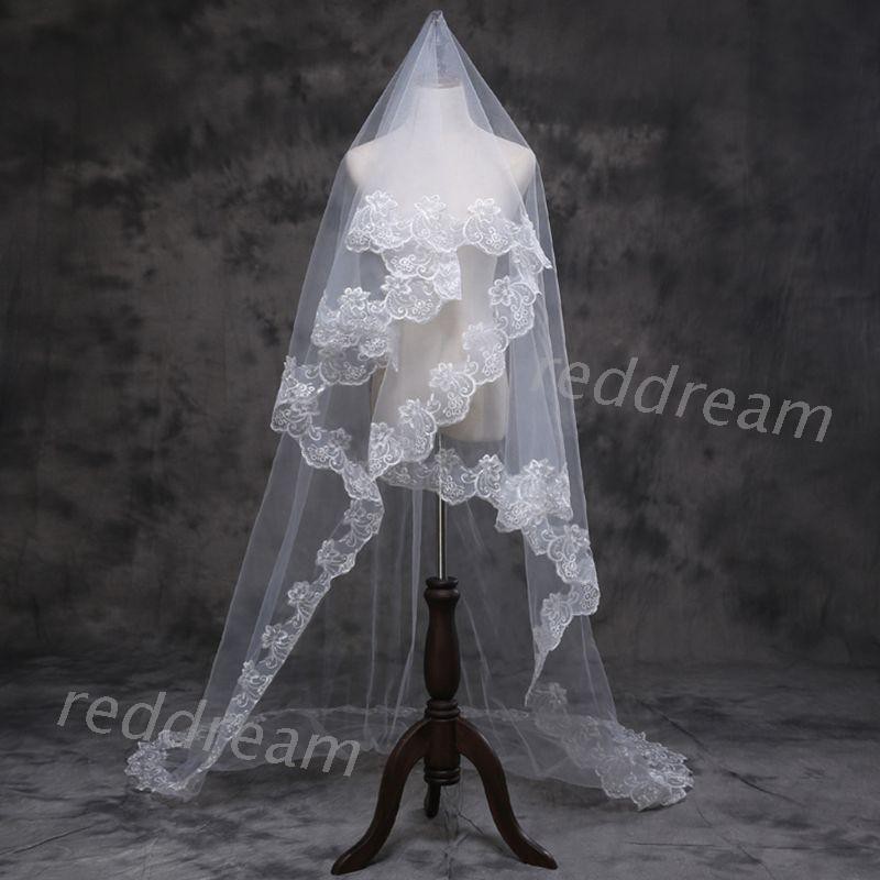 Khăn voan 1 lớp cho cô dâu ngày cưới