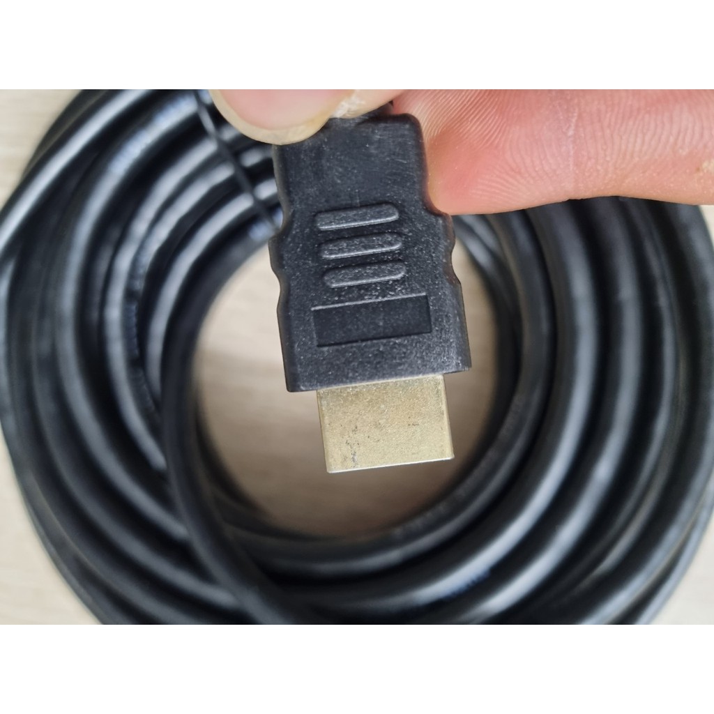 Dây cáp HDMI 20m đen tròn dùng cho máy chiếu