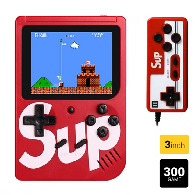 Máy chơi game 4 nút cầm tay sup 300 trò in 1 tặng kèm 1 tay cầm